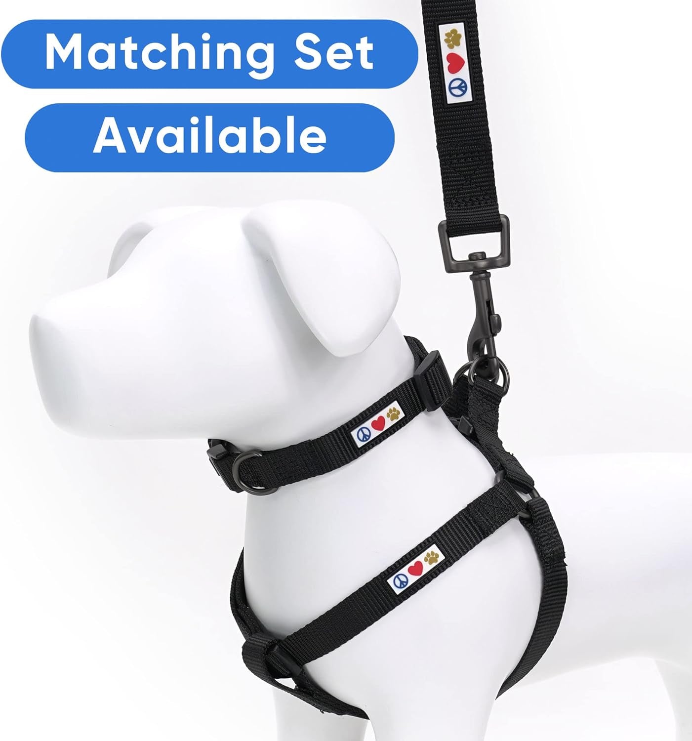 Dog Collar for Small Breeds - Adjustable, Heavy Duty, Waterproof with Quick-Release Buckle - Black